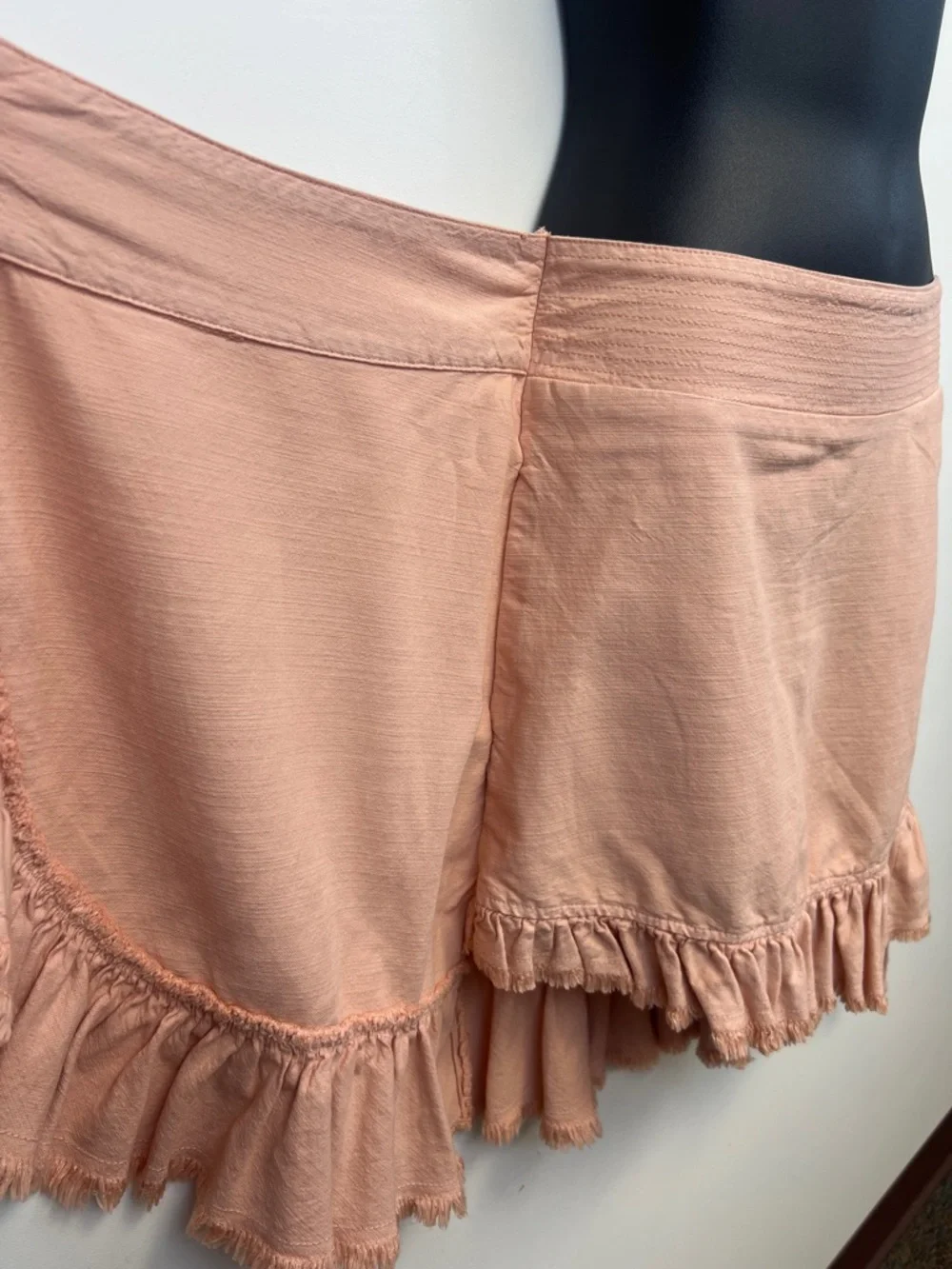 Anthropologie Pilcro Women's Chic Flirty Peach Nettie Ruffle Tie Skirt Size XSP - Picture 15 of 16